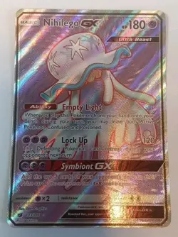 Pokemon Tcg Nihilego Gx Full Art Ultra Rare 103/111 Crimson Invasion NM - Image 1