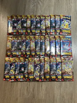 Pokemon Scarlet & Violet Surging Sparks Factory Sealed 36 Booster Pack Lot - Image 1