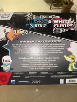 Pokemon Black Bolt & White Flare Unova Poster Collection *Promos + Poster only!* - Image 2