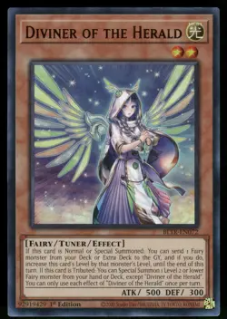 Yugioh! Diviner of the Herald LIOV-EN000 Secret Rare 1st Ed NM/LP - Image 1