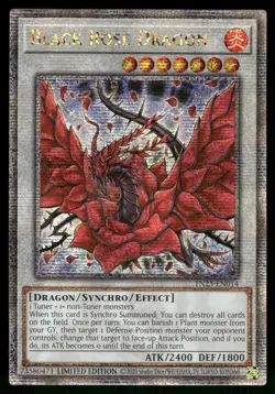 Yugioh! Black Rose Dragon (Quarter Century Secret Rare) TN23-EN014 - Image 1