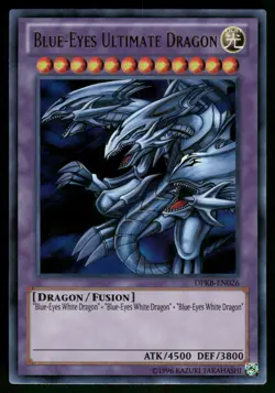 Yugioh! Blue-Eyes Ultimate Dragon DPKB-EN026 Ultra Rare Unlimited VLP - Image 1