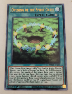 Yu-Gi-Oh Opening of the Spirit Gates Ultra Rare 1st Edition MP21-EN251 Nm - Image 1