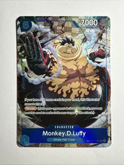 One Piece TCG Monkey.D.Luffy OP11-058 Carrying On His Will OP13 Treasure Rare NM - Image 1