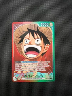 Monkey.D.Luffy Alt Art OP13-001 Carrying On His Will Eng Alt Art Leader - Image 4