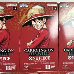 5x ENGLISH One Piece CCG: Carrying On His Will - Sleeved Booster Pack lot OP-13 - Image 3