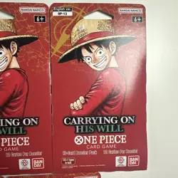 5x ENGLISH One Piece CCG: Carrying On His Will - Sleeved Booster Pack lot OP-13 - Image 4