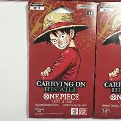 5x ENGLISH One Piece CCG: Carrying On His Will - Sleeved Booster Pack lot OP-13 - Image 5