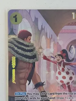 One Piece TCG Charlotte Flampe SP EB01-056 OP10 Royal Blood English - Image 2