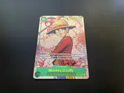 Monkey D Luffy SEC Alt Art OP13-118 Carrying On His Will One Piece TCG NM - Image 2