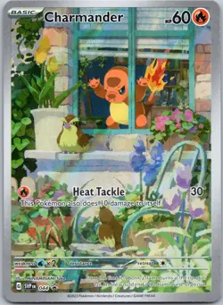 Charmander 044 Sv: Scarlet & Violet Promo Cards - Illustration Rare NM Holo - Image 1