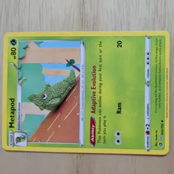 METAPOD 002/192 POKEMON CARD (REBEL CLASH SET) KNITTED CROCHET ASAKO - Image 2
