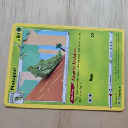 METAPOD 002/192 POKEMON CARD (REBEL CLASH SET) KNITTED CROCHET ASAKO - Image 3