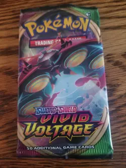 Pokemon Sword & Shield 4 Vivid Voltage Booster Pack Cards 820650807497 - Image 1