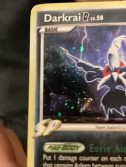 Pokemon Darkrai G Lv. 58 Platinum Rising Rivals Holo Card 3/111 Shiny Rare - Image 3