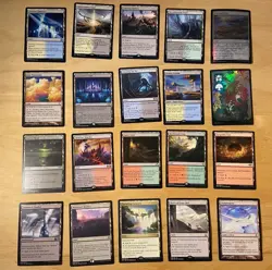 Magic The Gathering Lot Of 20 NM LAND Cards Including RARES and FOILS - Image 1