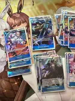 (25) One Piece TCG BLUE SR/ Mixed LOT 25 Foil Cards English Mixed Sets All NM - Image 2