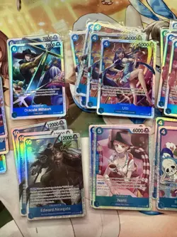 (25) One Piece TCG BLUE SR/ Mixed LOT 25 Foil Cards English Mixed Sets All NM - Image 3