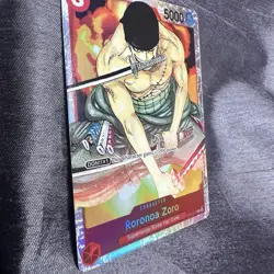Roronoa Zoro (manga), ST01-013, SR, foil, english, one piece card, eiichiro oda - Image 3