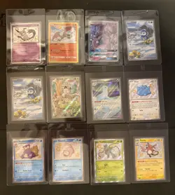 Pokemon 12 Card Lot NM Ft Meowth ir Mikikyu - Image 1