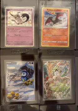 Pokemon 12 Card Lot NM Ft Meowth ir Mikikyu - Image 2