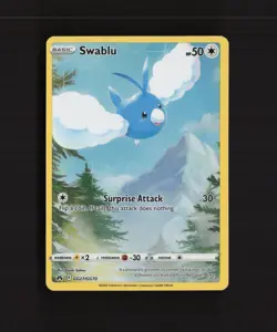 Swablu GG27/GG70 Crown Zenith Full Art Ultra Rare Holo Pokemon Card NM - Image 1