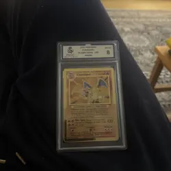 MGC 8 Gold Metal Charizard 4/102 Celebrations Pokemon Card With SUBS - Image 3
