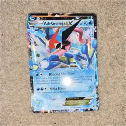 Pokemon TCG Ash-Greninja EX XY133 Promo Holo Basic GIANT card - Image 1