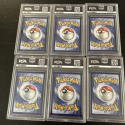 Psa 9 Slab Lot Of 6 Pokemon Cards Graded English - Image 2