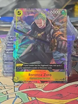 One Piece Card Game Roronoa Zoro OP07-113 Illustration Box Vol.3 Promo Sealed - Image 1