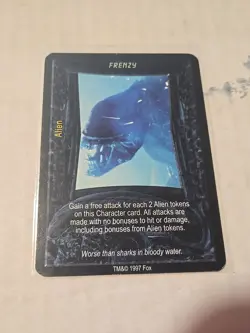 FRENZY - Aliens Predator CCG Rare Card Fox Premiere VTG 1997 - Image 1