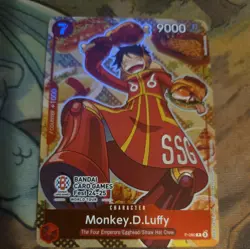 Monkey D Luffy Bandai Card Games Fest 24-25 P-080 One Piece Promo Cards - Image 1