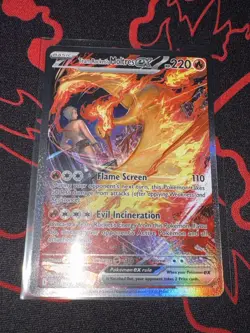 Pokemon TCG Team Rockets Moltres EX Destined Rivals Card SIR 229/182 MINT - Image 1