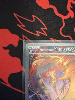 Pokemon TCG Team Rockets Moltres EX Destined Rivals Card SIR 229/182 MINT - Image 3