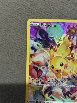 Pokemon Pikachu TCG Full Art Secret Rare Holo Card Crown Zenith 160/159 NM - Image 2