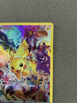 Pokemon Pikachu TCG Full Art Secret Rare Holo Card Crown Zenith 160/159 NM - Image 3