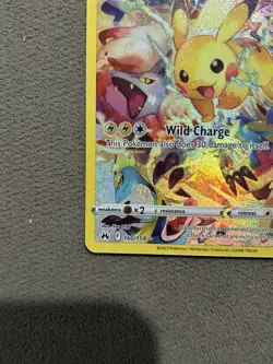 Pokemon Pikachu TCG Full Art Secret Rare Holo Card Crown Zenith 160/159 NM - Image 5