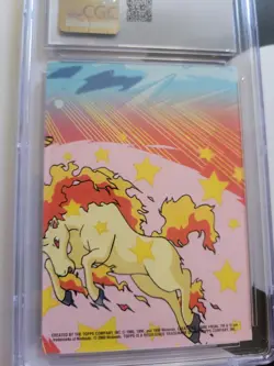 2000 POKEMON TOPPS SERIES 2 1 OF 10 STICK-ON CARD #8 WARTORTLE CGC 9 - Image 3