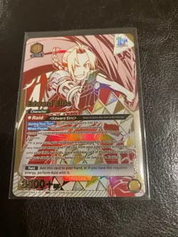 Edward Elric Rare Battle Card Union Arena Fullmetal Alchemist FMA Top 4 - Image 1