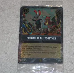 Lorcana Putting It All Together 27/P3 Cinemark Promo Card Zootopia 2 Disney - Image 1