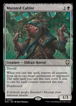 1x NM Mutated Cultist MTG MH3 Commander SV - Image 1