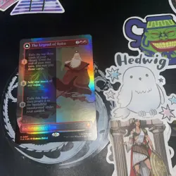 1x The Legend of Roku, Foil Borderless Art, Magic MTG NM - Image 1