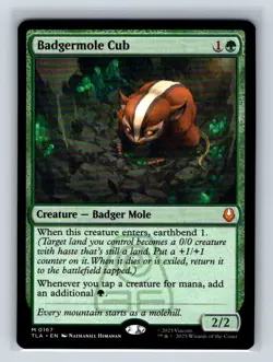 Badgermole Cub #0167 Mythic Regular 2025 Avatar: The Last Airbender (TLA) - Image 1