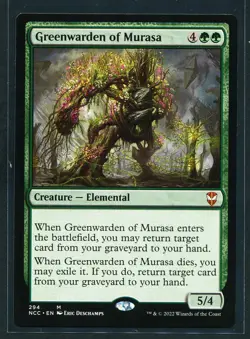 Greenwarden of Murasa - Magic MTG 2022 Streets of New Capenna Commander NM/M - Image 1