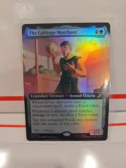 MTG The Cabbage Merchant #0203 Borderless Rare Avatar Legendary TLE!! - Image 1