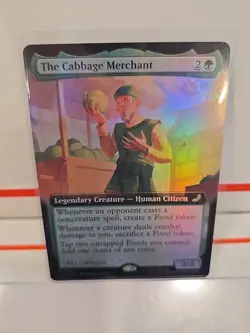 MTG The Cabbage Merchant #0203 Borderless Rare Avatar Legendary TLE!! - Image 3