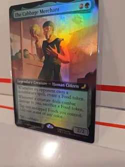 MTG The Cabbage Merchant #0203 Borderless Rare Avatar Legendary TLE!! - Image 5