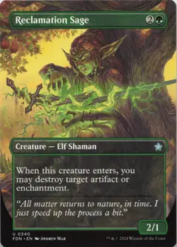 Reclamation Sage (Borderless) U Foundations 340 NM MTG - Image 1