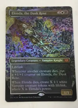 Elenda, the Dusk Rose (Borderless) Double Masters 2022 Foil - Image 1