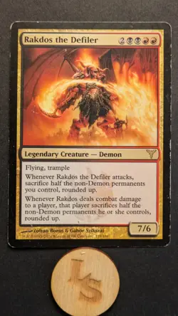 Rakdos the Defiler ~ Dissension ~ Magic the Gathering ~COMMANDER ~ JJC - Image 1